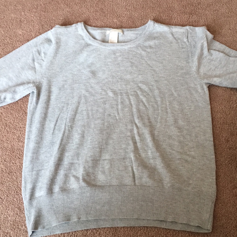 H&M Basic Gray Sweater Size S